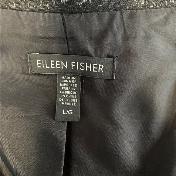 Eileen Fisher Grandeur Abstract Jacquard Jacket L - Picture 9 of 11